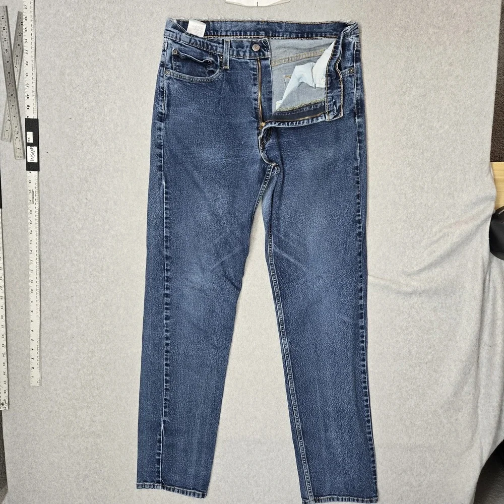 Levi's 550 Men Jeans 36X38 Blue Denim Relaxed Fit 35